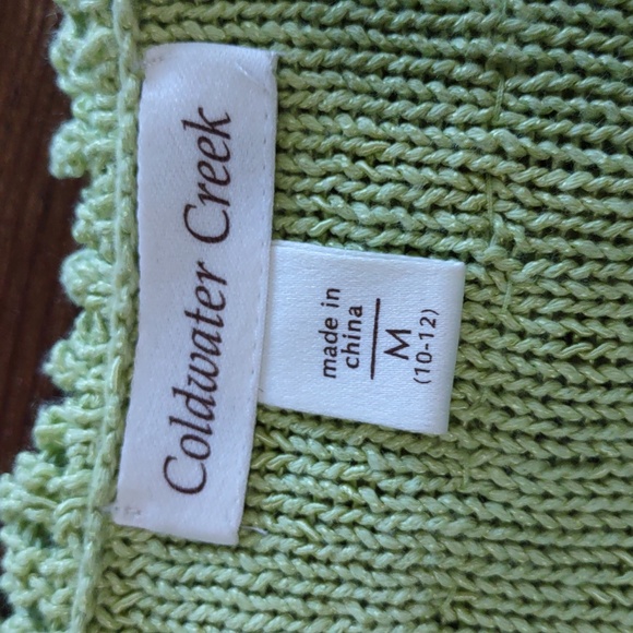 Coldwater Creek Fringe Accent Cardigan Sweater - Picture 5 of 7